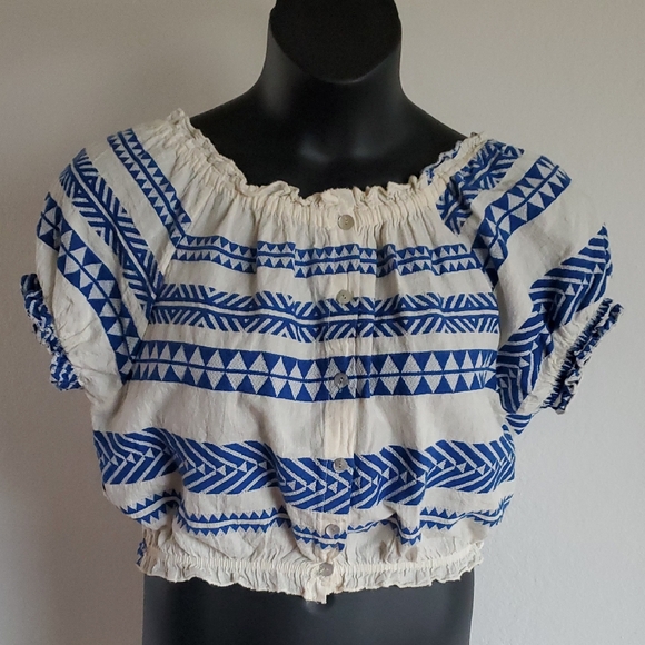 Sofia Made In Italy Tops - SoFia Made In Italy Cotton Crop Top New